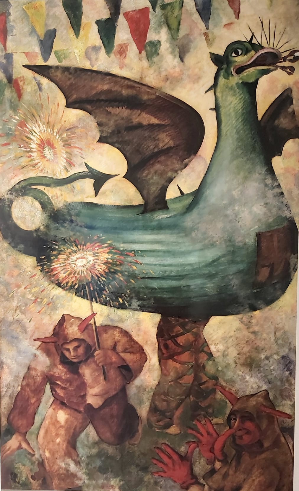 Pintura d'Enric C. Ricart, 1926.