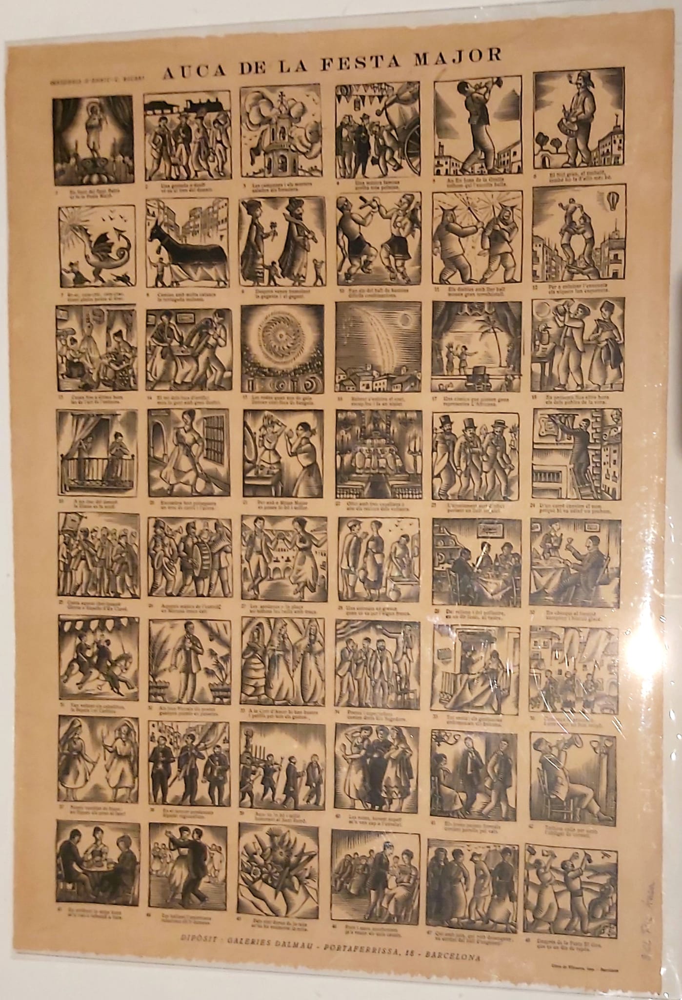 Auca de Festa Major, d'Enric C. Ricart, 1919.