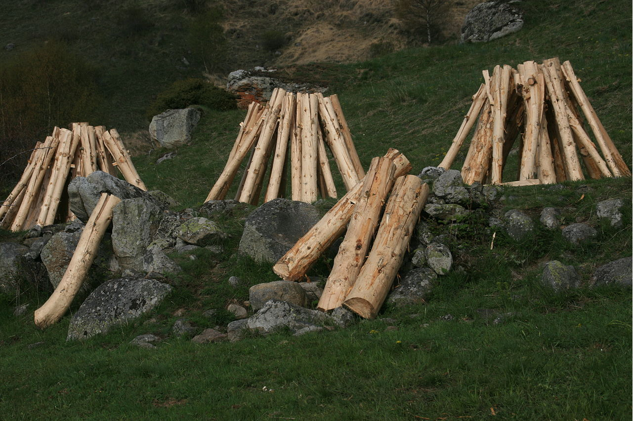 Falles preparades per ser cremades | Wikicommons