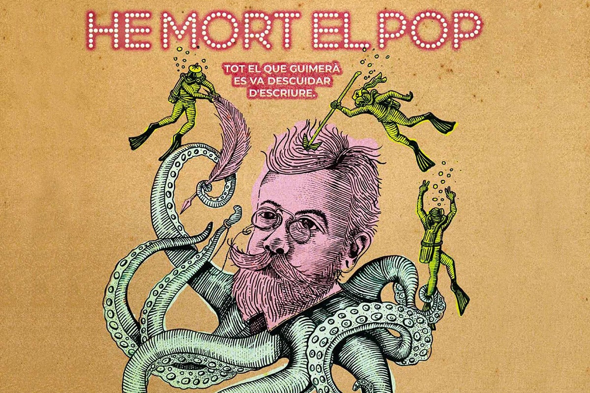 Cartell de l'obra 'He mort el pop'