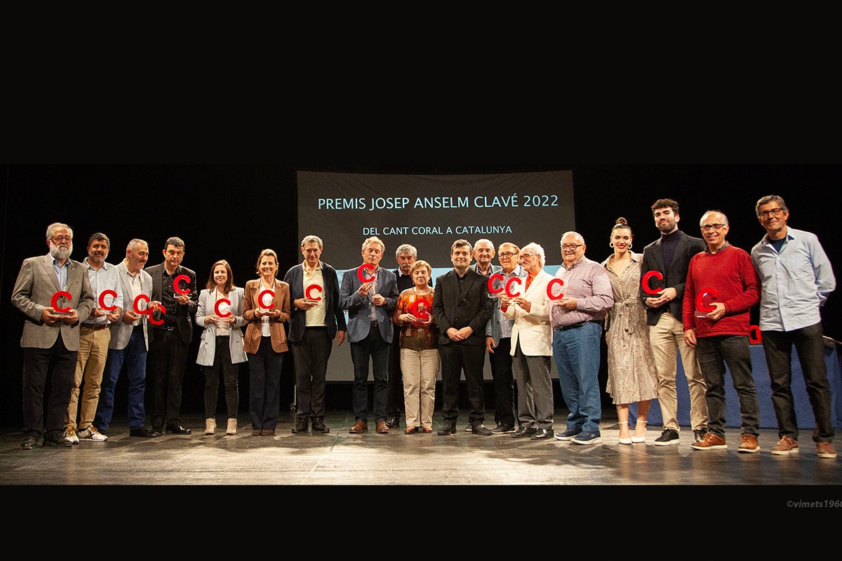 Gala dels Premis Josep Anselm Clavé de l'any passat