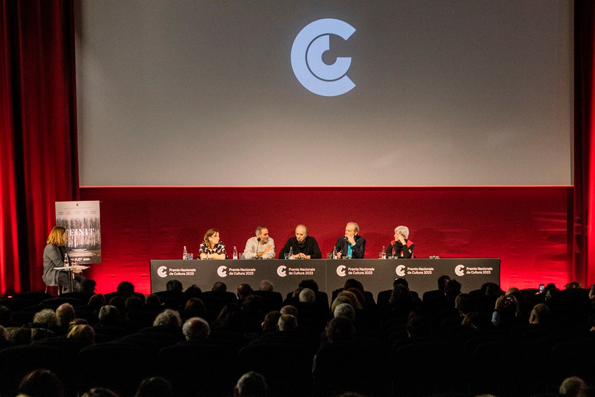 La preestrena del documental va comptar amb un col·loqui amb els cinc protagonistes │ Foto: CoNCA