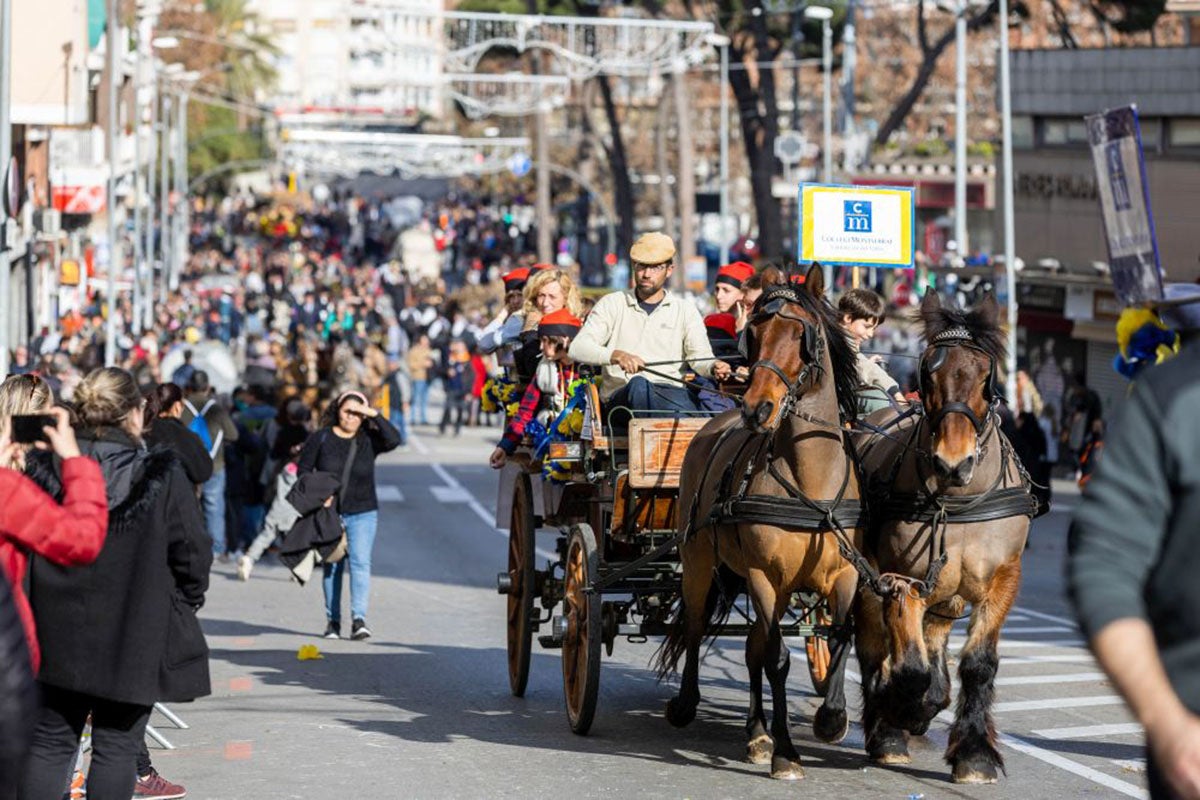 Una imatge de la festa dels Tres Tombs a Cerdanyola del Vallès