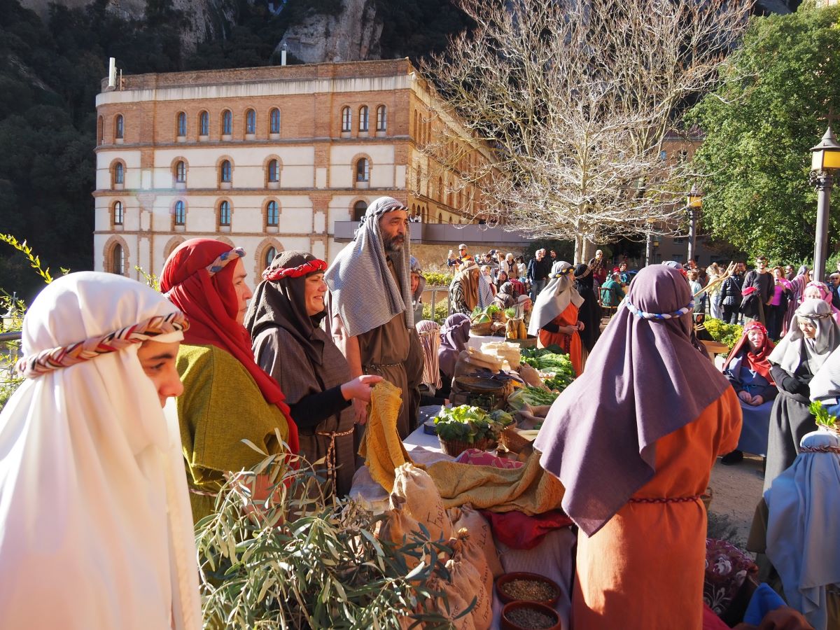 Pessebre Vivent Gegant a Montserrat | Federació de Pessebres Vivents de Catalunya