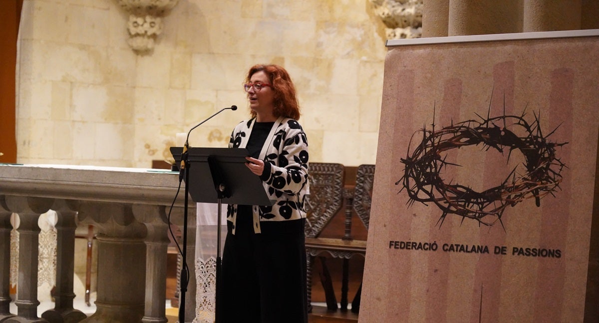 Parlament d'Adelaida Moya, directora general de Cultura Popular i Associacionisme Cultural