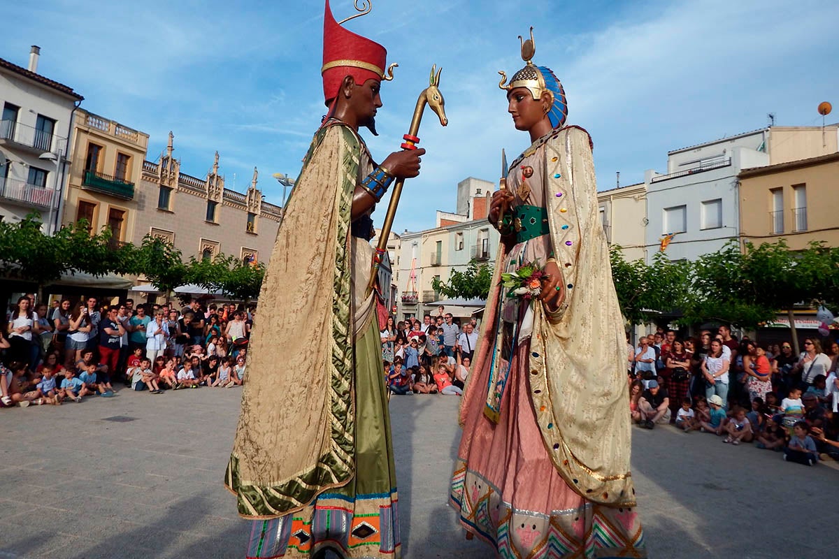 Els gegants de Cassà de la Selva