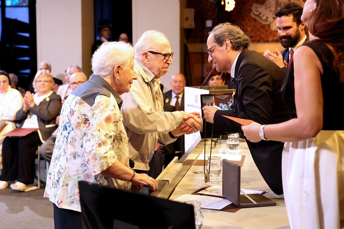 Nèmesi Solà, rebent la Creu de Sant Jordi el 2018 