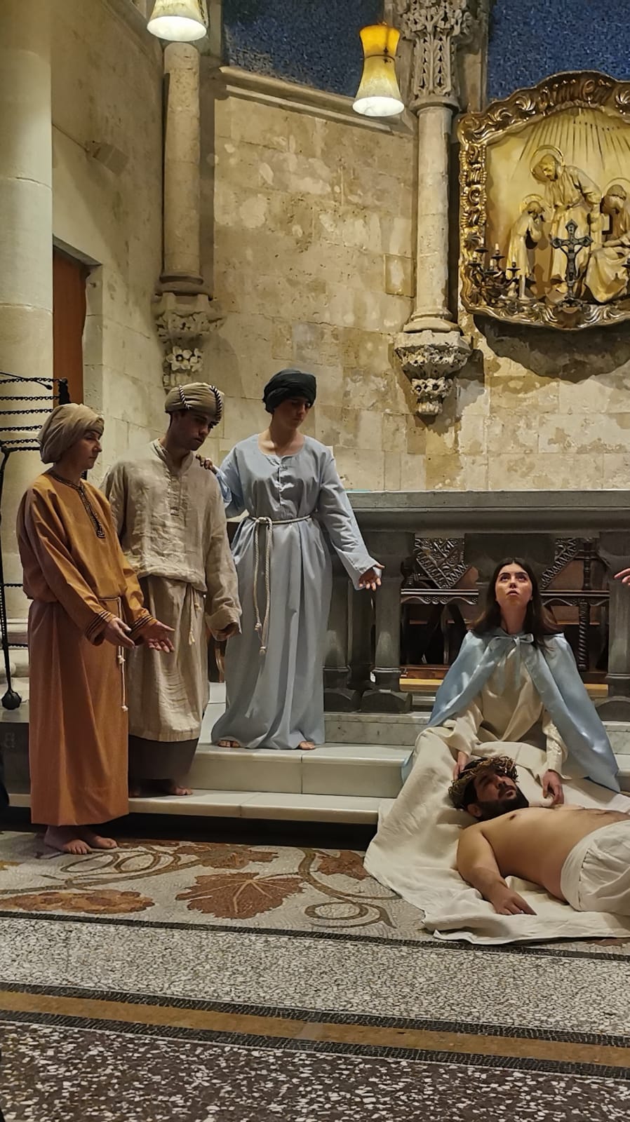 Mort de Jesucrist, representada per la Passió de La Bisbal d'Empordà