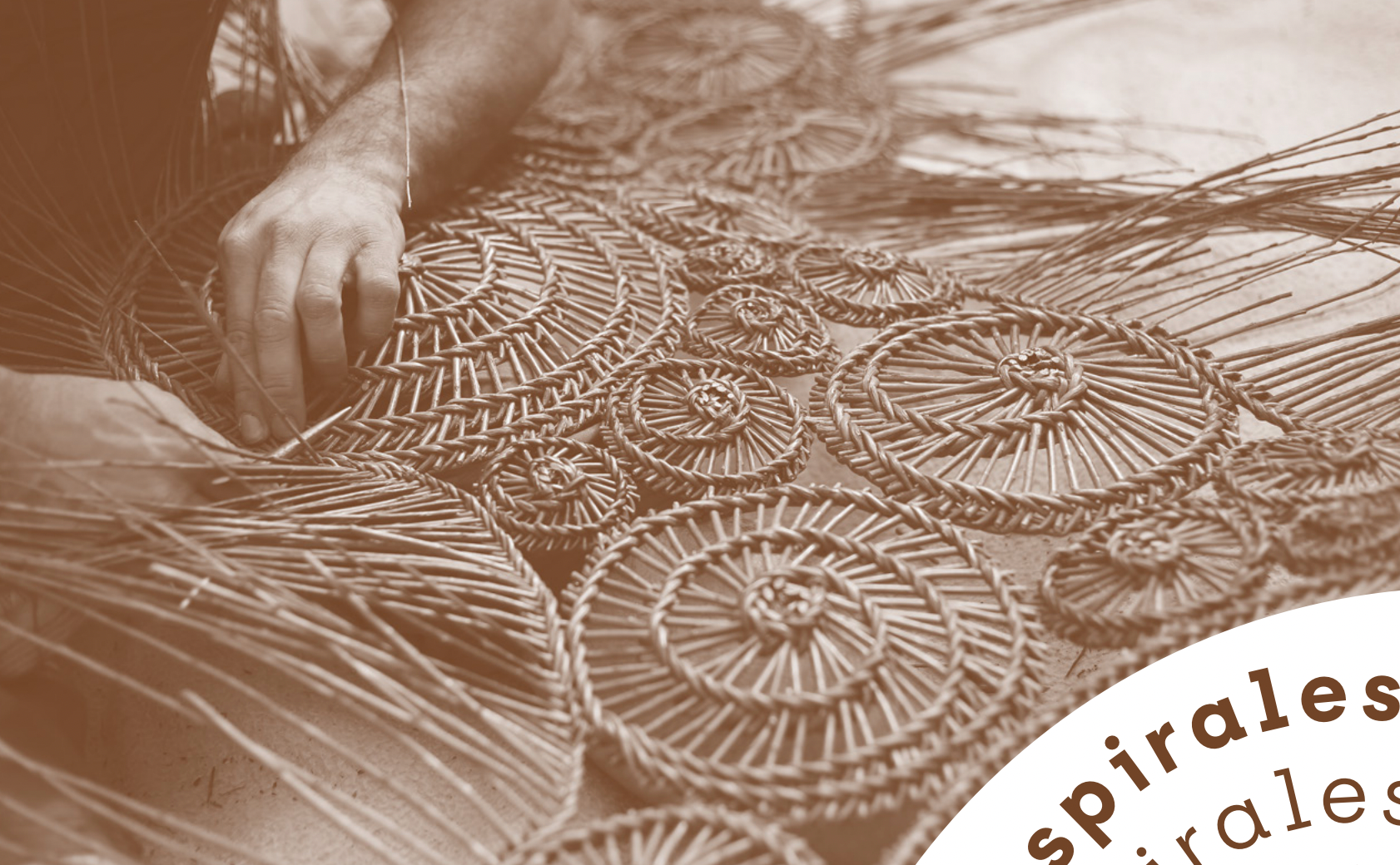 Spirales és el projecte expositiu dels cistellers francesos Corentin Laval i Karen Gossart