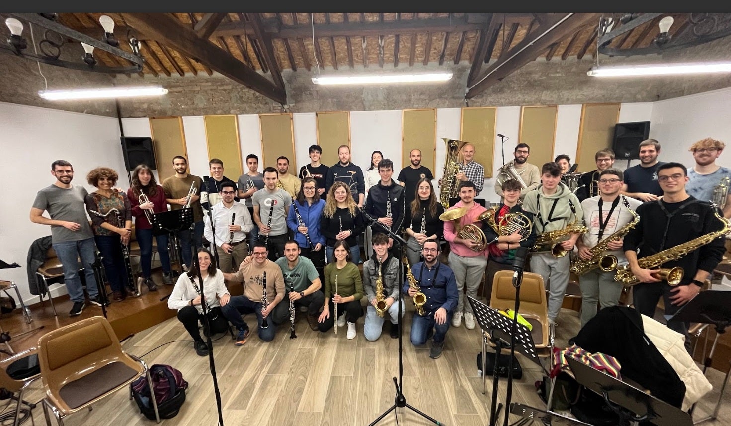 Imatge de l'enregistrament del disc | Cobla Berga Jove