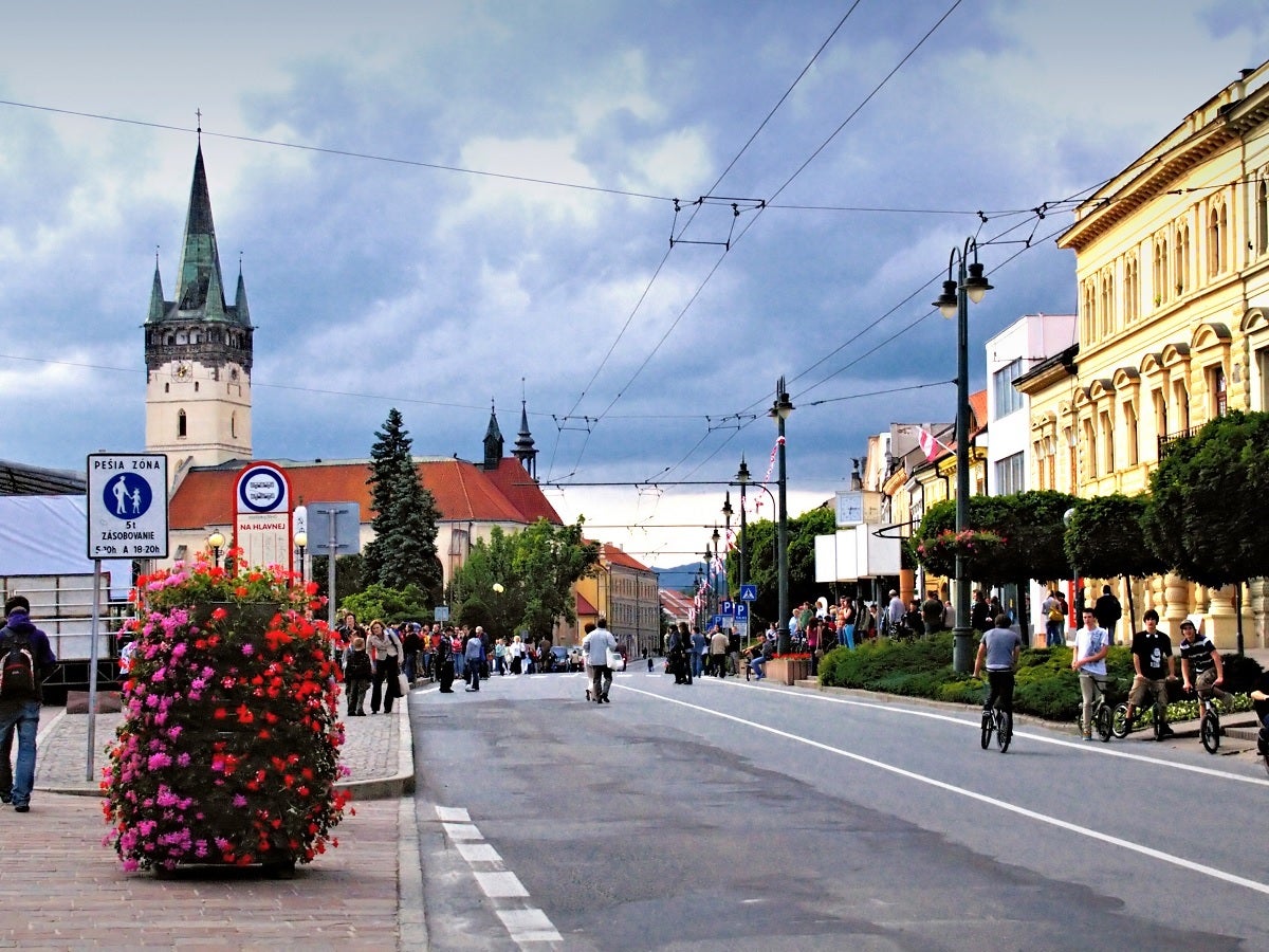 Carrer principal de Prešov | Wikicommons