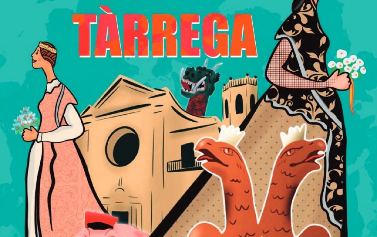 Fragment del cartell de la Festa Major de Maig de Tarragona | Ajuntament de Tàrrega