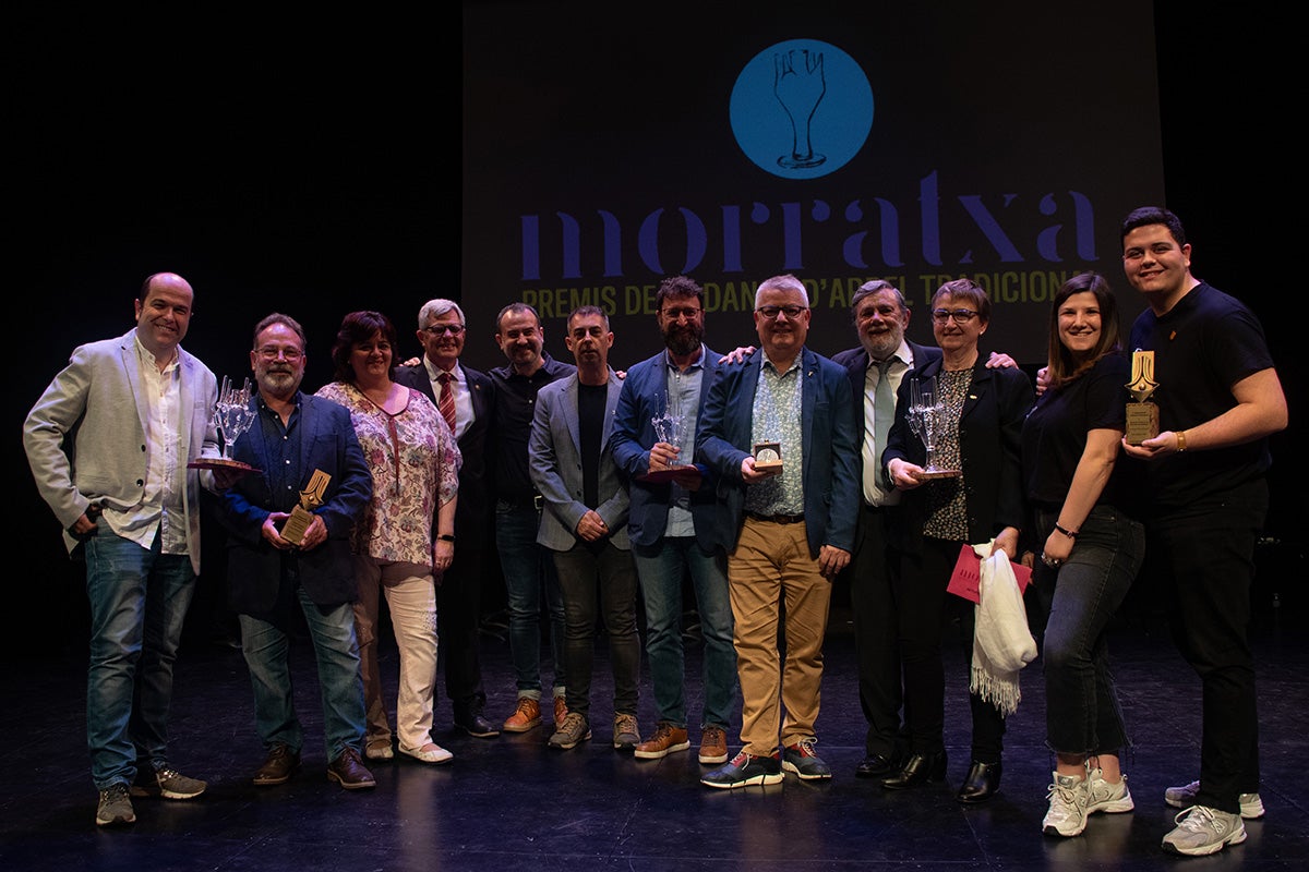 Els guardonats en la primera edició dels Premis Morratxa / Foto: Jordi González Carbó