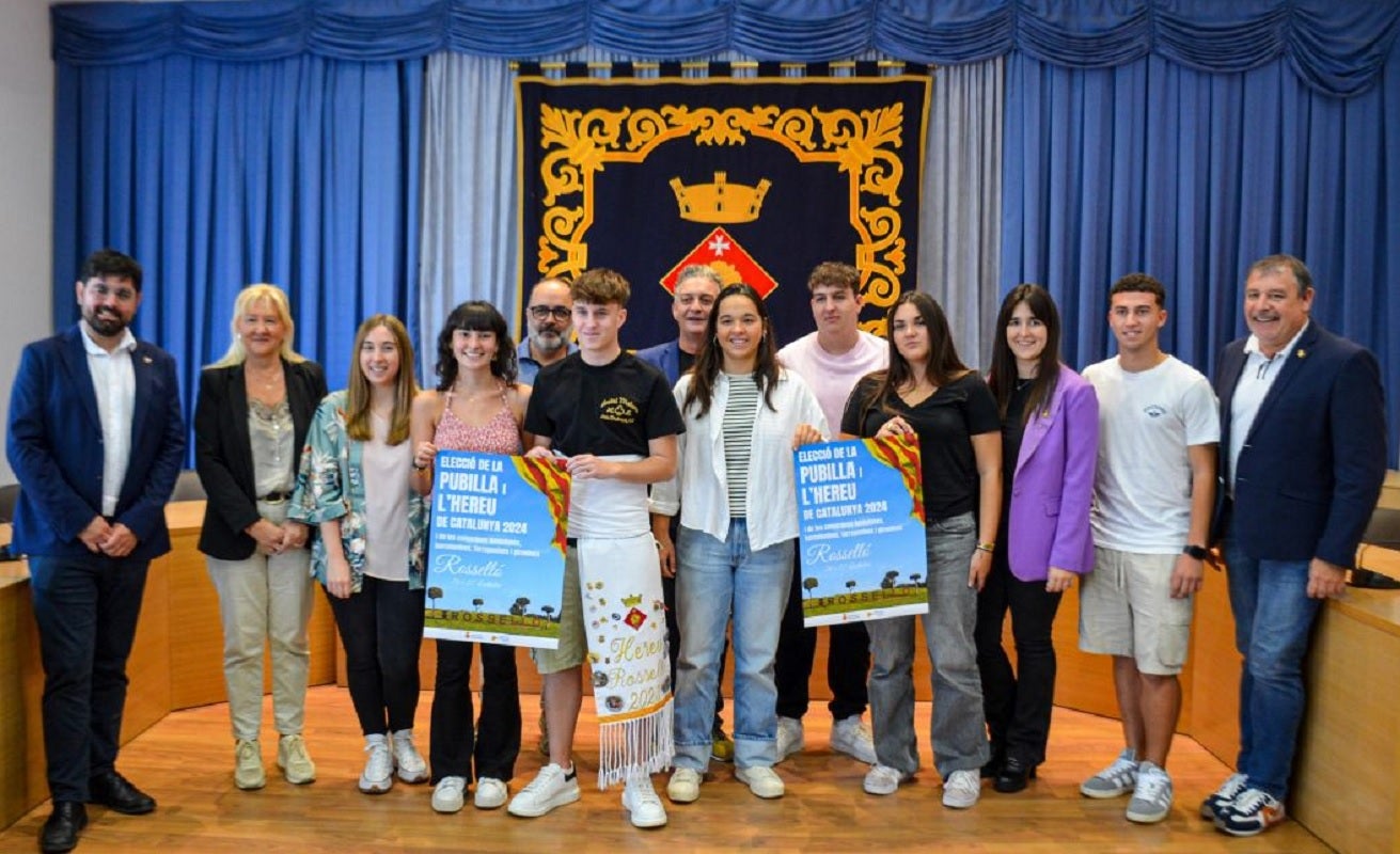 Presentada de l'Elecció de la Pubilla i de l'Hereu de Catalunya 2024, celebrada aquest dimecres | Ajuntament de Rosselló