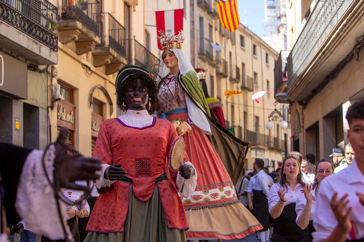 Els Gegants de la Ciutat de Valls, un dels participants a la Trobada