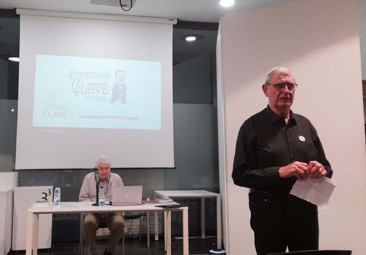 Pere Baltà presentat pel professor Josep M. Soler. 