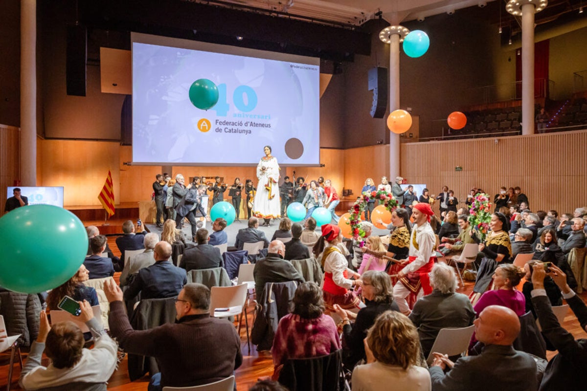 35a Gala dels premis Ateneus, amb la presentació de la gegantona Atenea / Foto: FAC