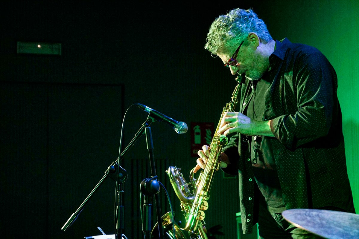 El saxofonista i improvisador  Josep Lluís Galiana / Foto: Consorci de Museus de la Comunitat Valenciana