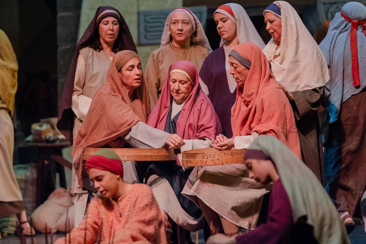 Escena dels Pastorets de la Sala Cabanyes de Mataró
