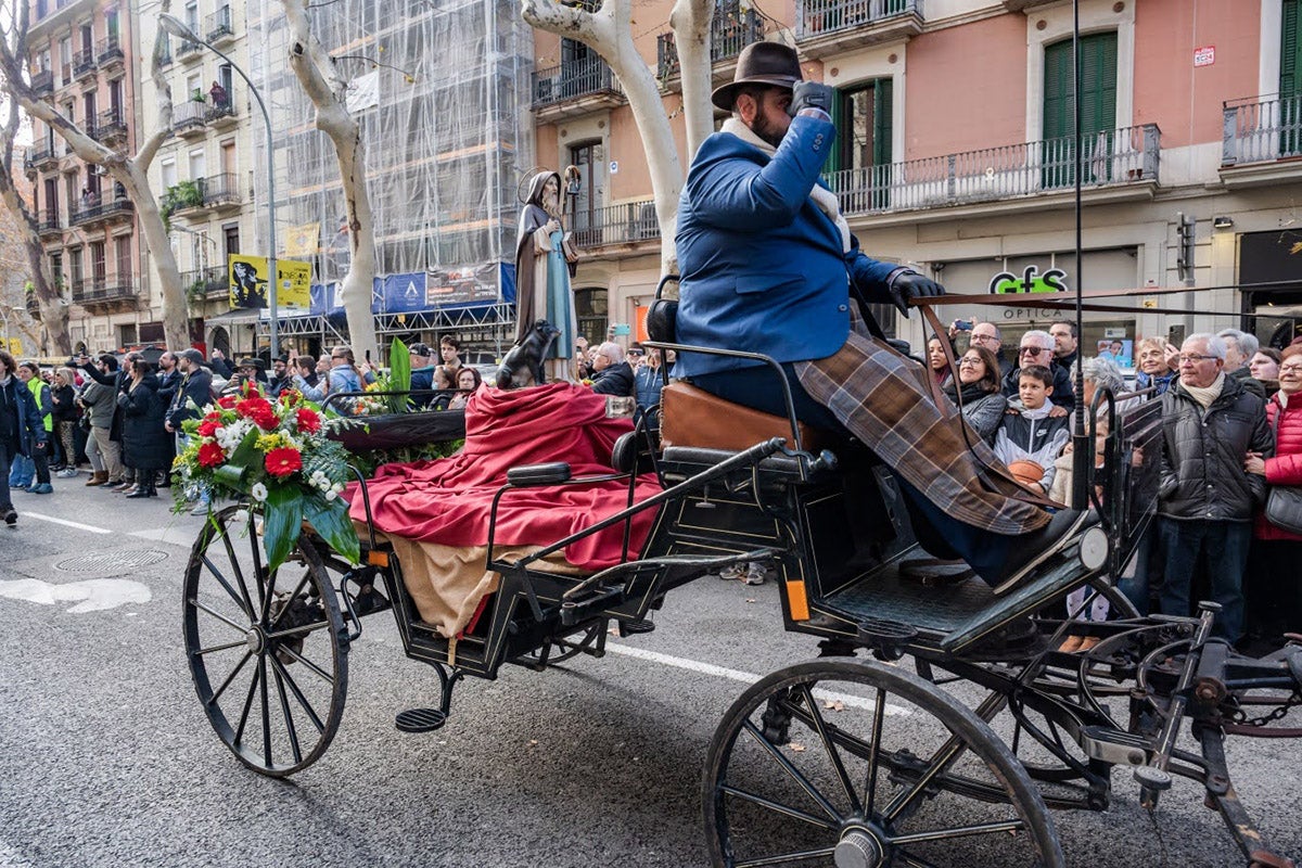 Cavalcada dels Tres Tombs de Sant Antoni de Barcelona de l'any passat