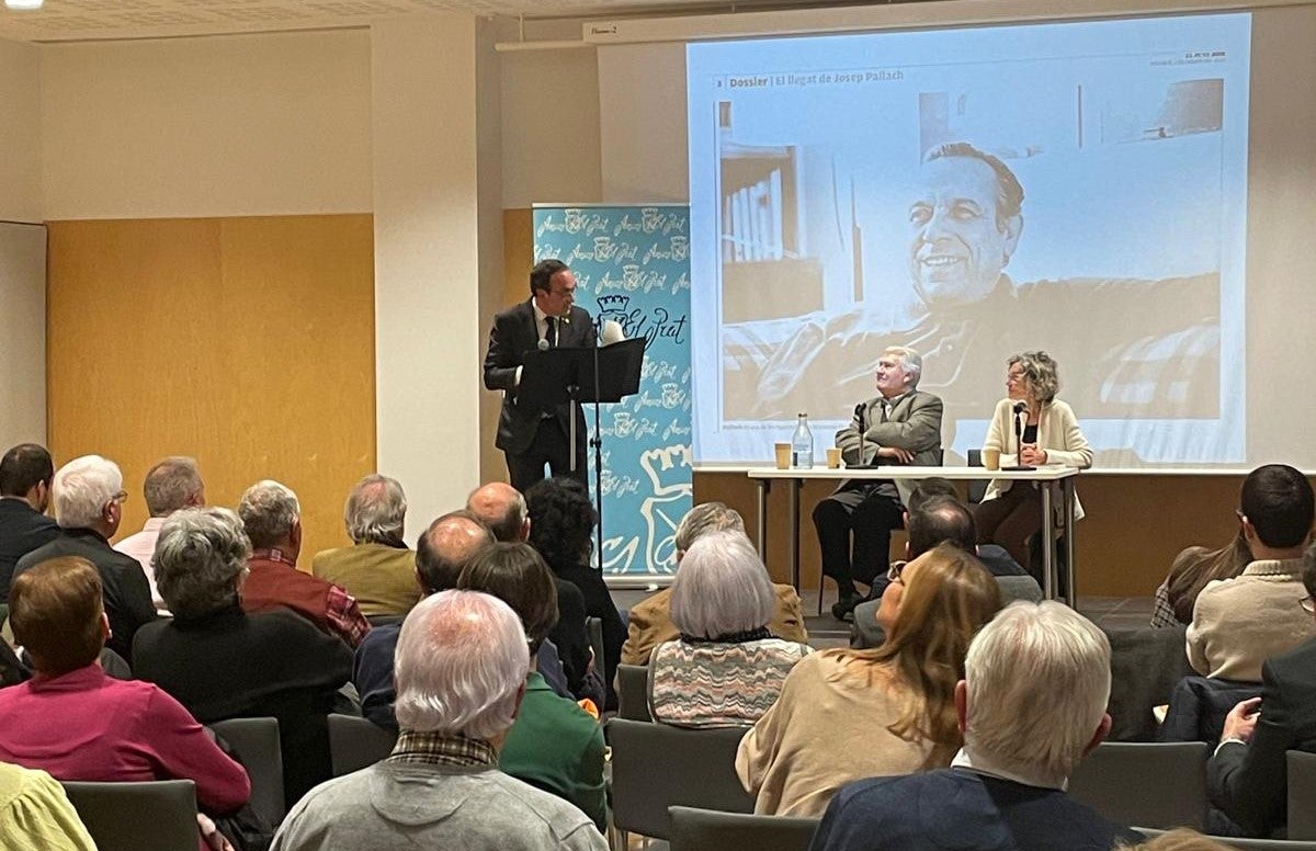 El president del Parlament Josep Rull a la presentació del llibre 'Rossinyol que vas a França'