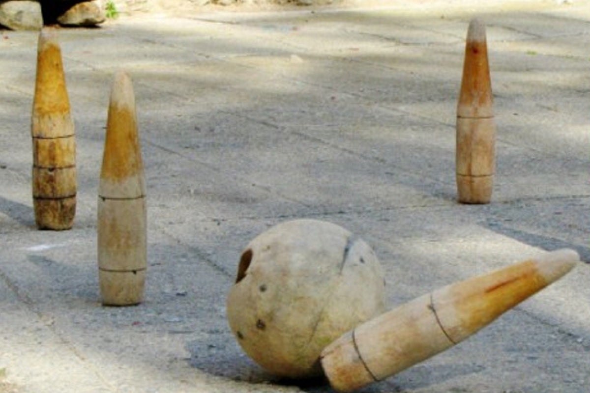 Tirada de bitlles pallareses.