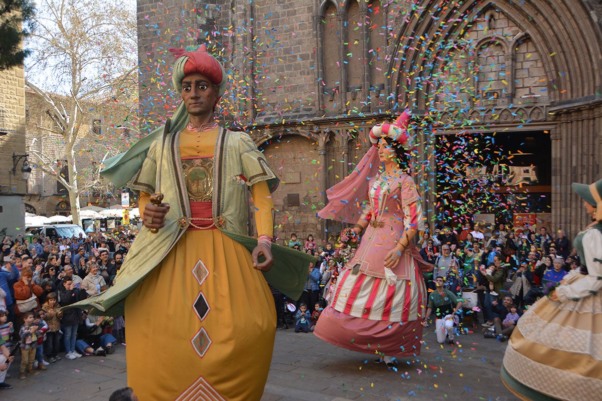Els Gegants del Pi, protagonistes de les Quinquennals