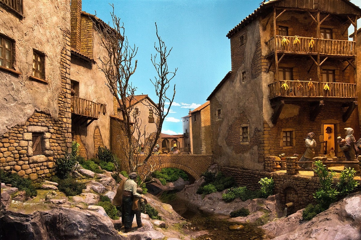 Diorama creat pel Joan Sáez i el Jonathan Saiz del Grup Pessebrista de Castellar del Vallès | Wikicommons