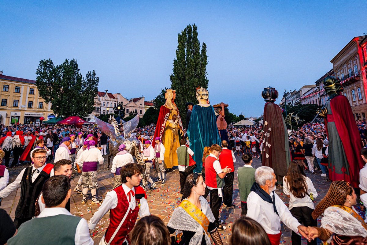 Un moment de l'Aplec Internacional d'Adifolk a Prešov, Eslovàquia, l'any passat / Foto: Adifolk