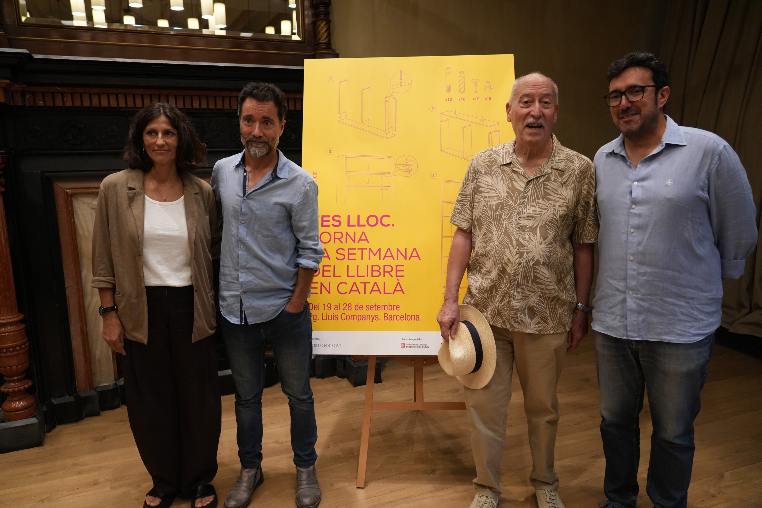 Presentació de la Setmana del Llibre en Català 2025