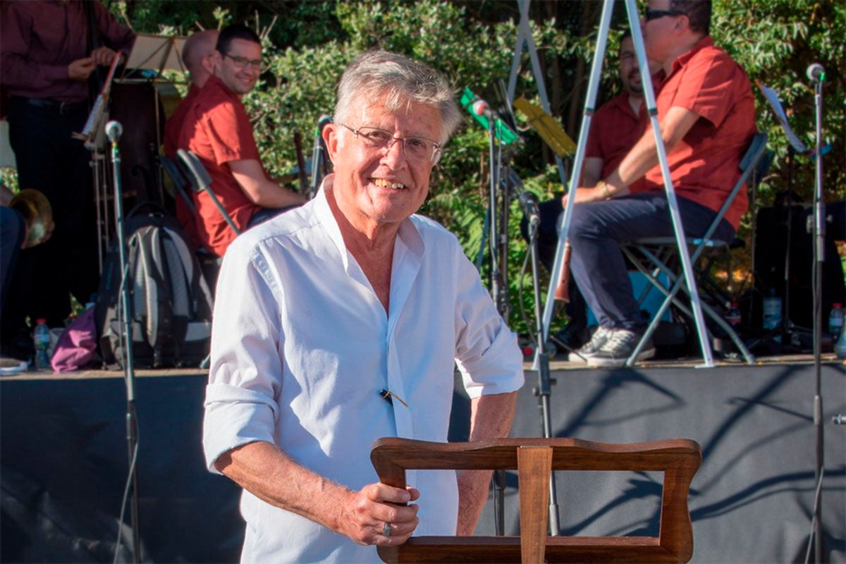 Jordi Núñez en l'homenatge que li va dedicar l'Agrupament d'Esbarts Dansaires, l'11 de juny de 2022
