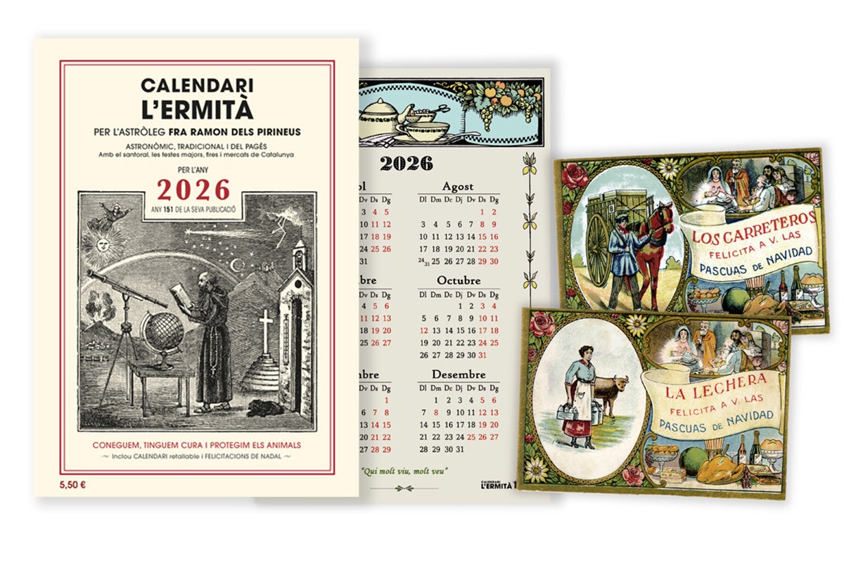 El Calendari de l'Ermità ja es pot adquirir a quioscos, papereries i llibreries