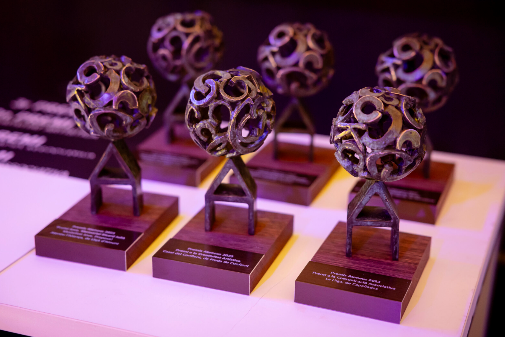 La Federació d’Ateneus de Catalunya celebrarà la gala el 2 de desembre a la Sala La Paloma de Barcelona