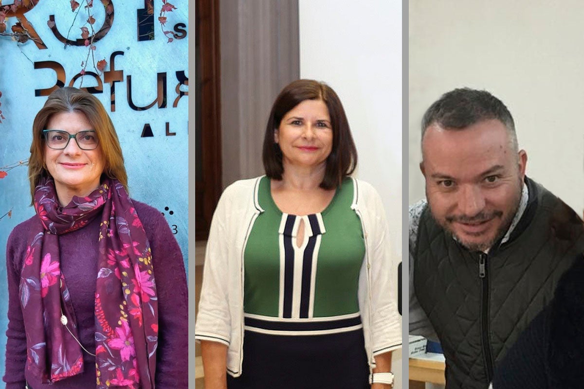 Isabel Marcillas, Victòria Cremades i Miquel Cruz 