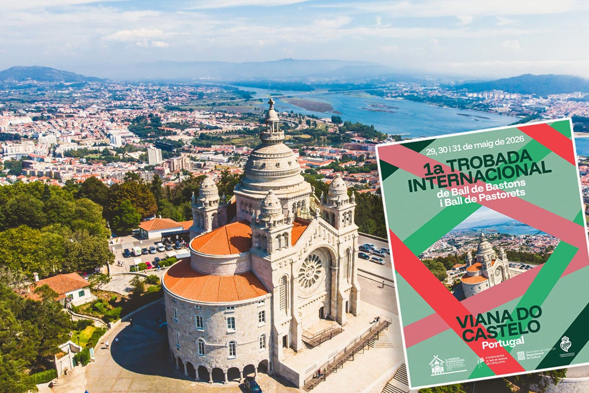 L’icònic temple de Santa Luzia de Viana do Castelo, protagonista del cartell i del logotip de la Trobada