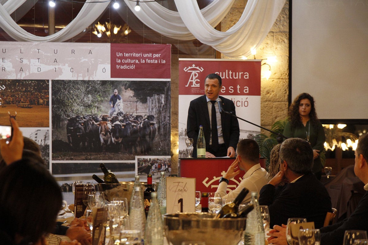 El conseller Òscar Ordeig en la XII Gala Taurina / Foto: APCTTE