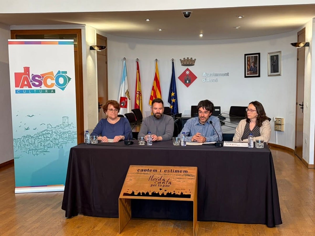 Presentació del Lleida Canta per la Pau a Ascó | Vídeo Ascó TV