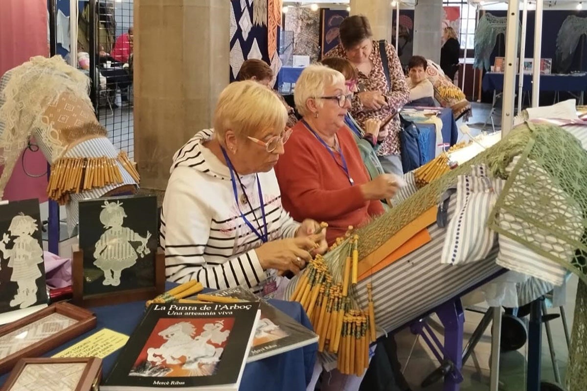 Edició anterior de la Fira Internacional de Puntes / Foto: Ajuntament d'Arenys de mar