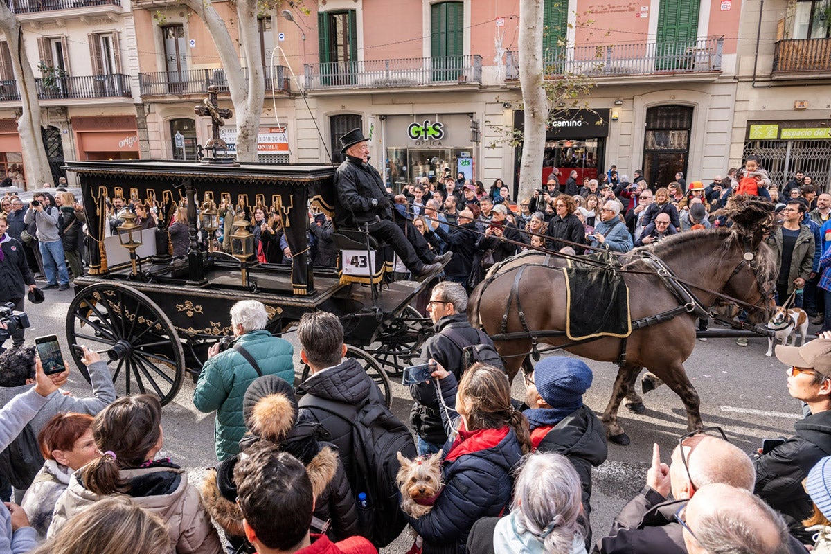 200a Cavalcada dels Tres Tombs de Barcelona, el gener de 2025 | Foto:  Federació dels Tres Tombs de Sant Antoni