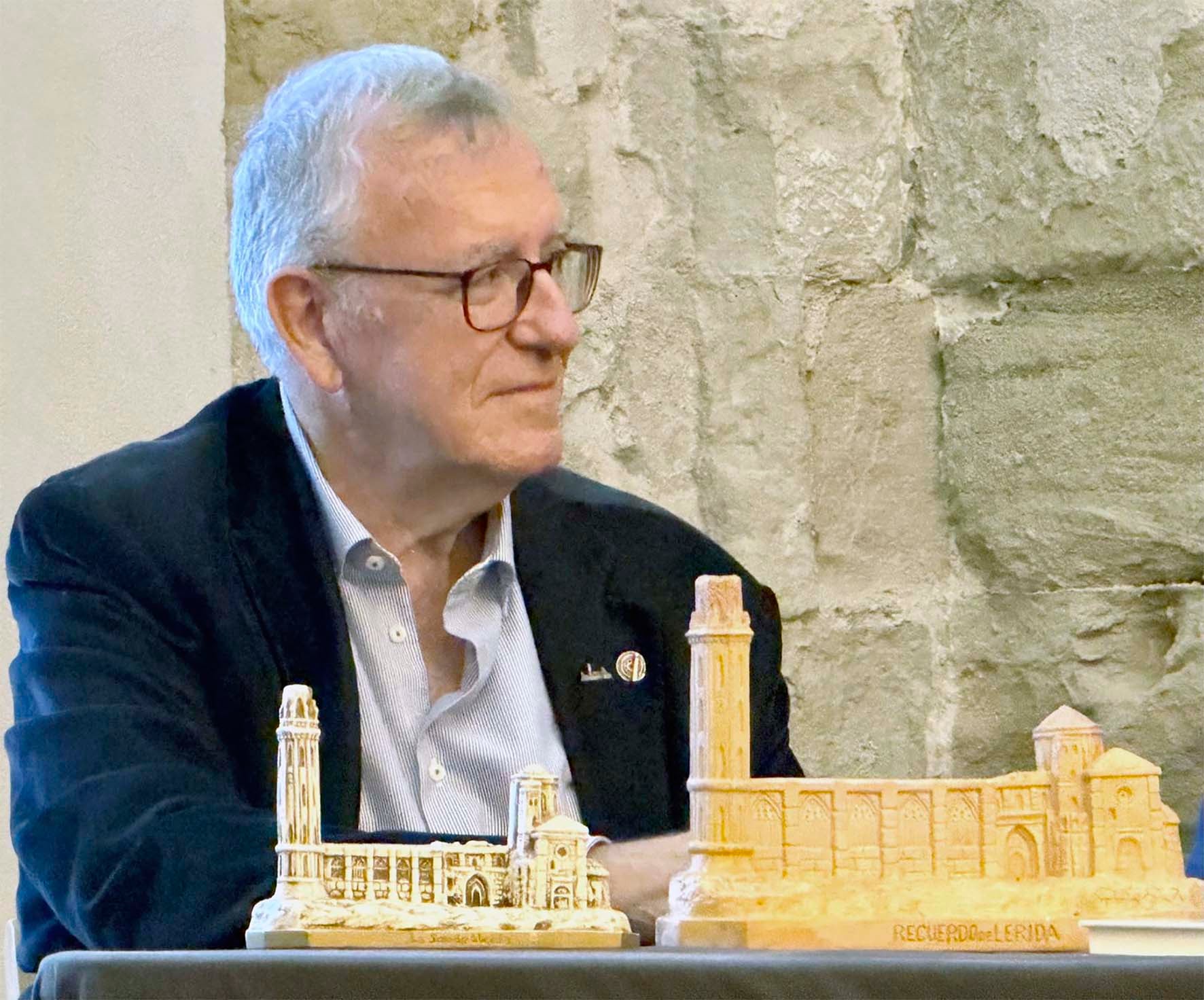 l’arqueòleg, historiador i divulgador cultural lleidatà Joan Ramon González Pérez (Foto. Manolo Zamora)