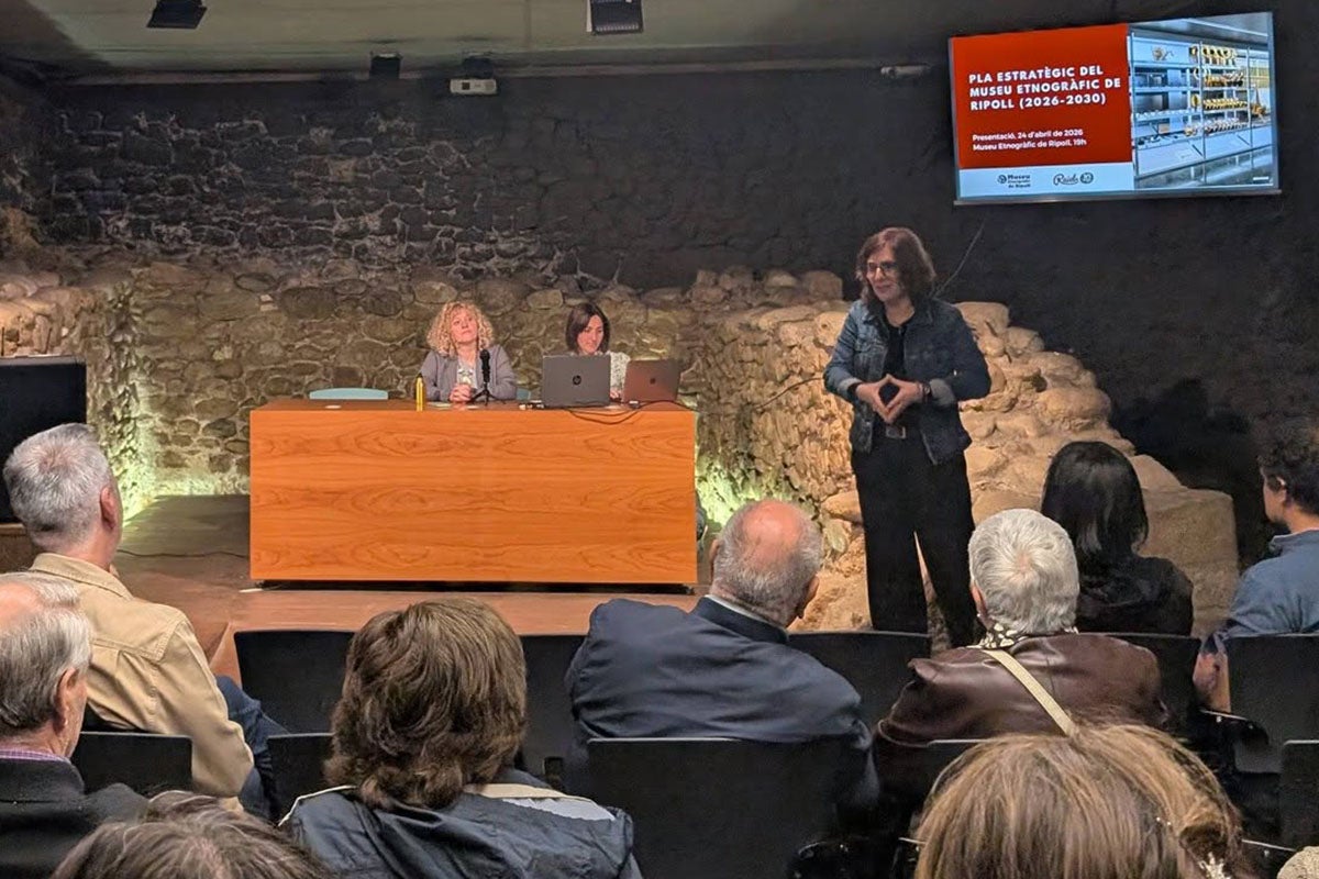 Roser Vilardell, en la presentació del Pla Estratègic del Museu 2026-2030