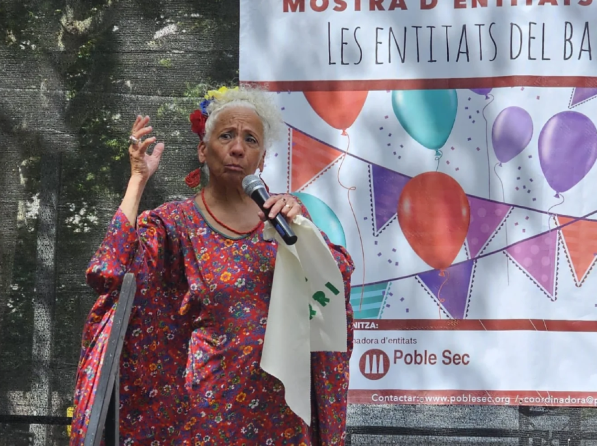 Una de les activitats de l'anterior Mostra d'Entitats (2025)