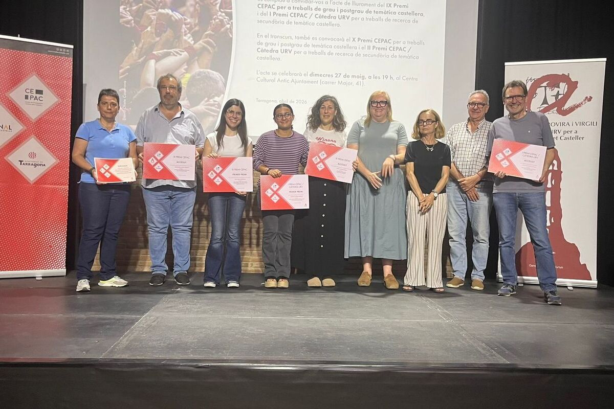 Fotografia final dels premis amb els guanyadors de l'edició d'enguany