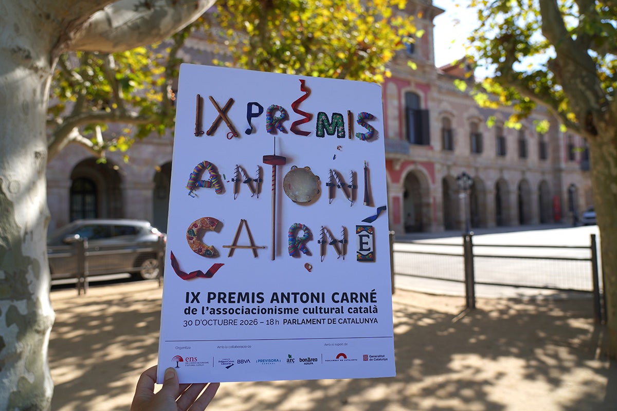 L'acte de lliurament se celebrarà al Parlament de Catalunya el 30 d'octubre